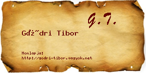 Gödri Tibor névjegykártya